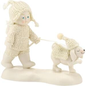 Department 56 Snowbabies “Dog Days of Winter” Porcelain Figurine NEW NIB